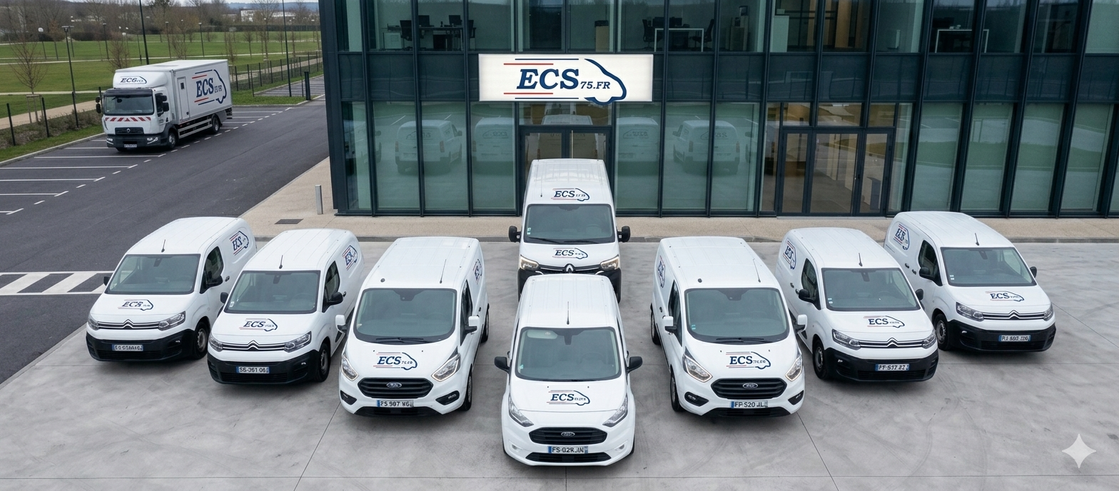Flotte de véhicules ECS75 - Transport et Logistique Sécurisée