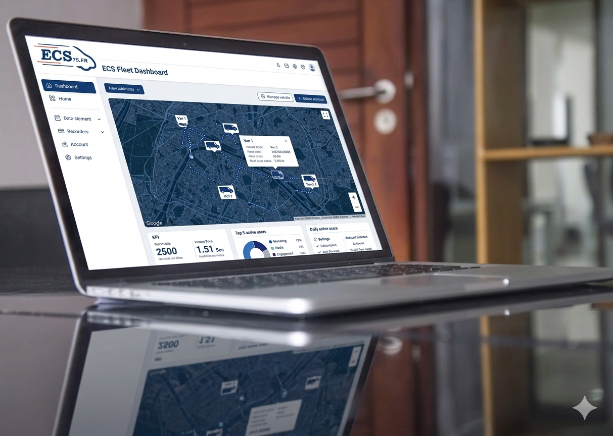 ECS75 App - Tableau de bord d'administration web